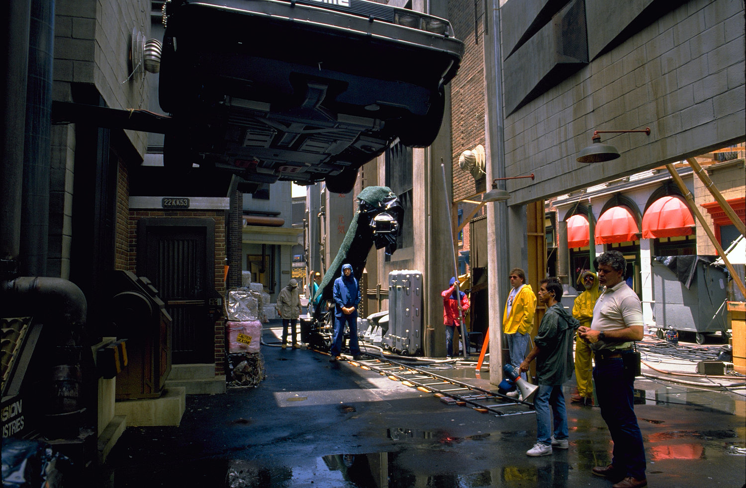 Making the DeLorean 'fly'.